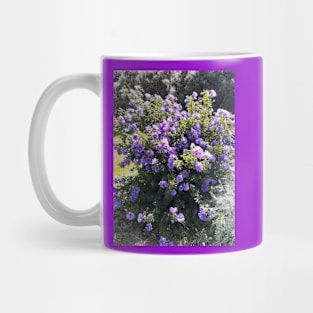 Purple Hibiscus Flowers Mug